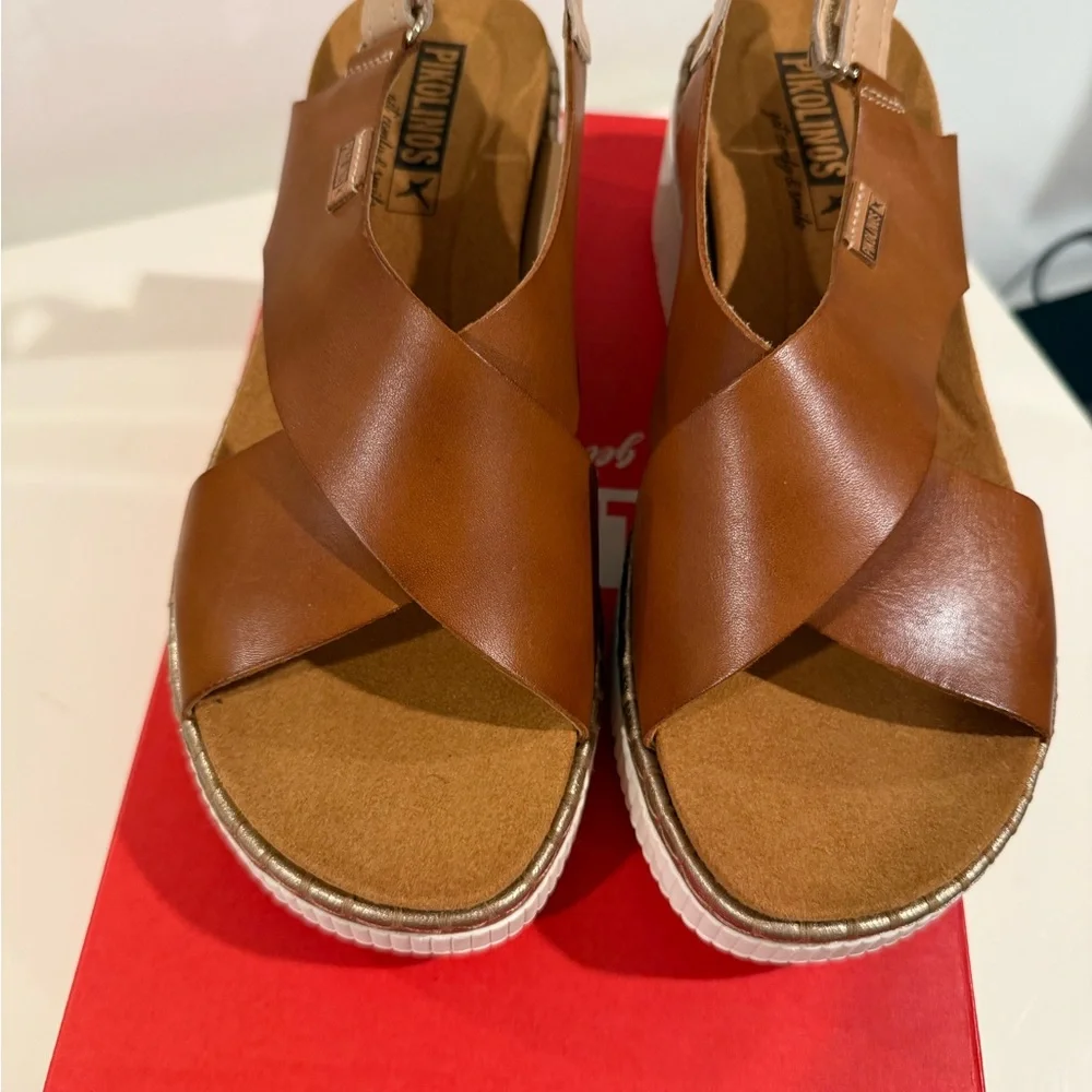 PIKOLINOS Gomera Leather Sandals. Size 41. New in box - Picture 4 of 6
